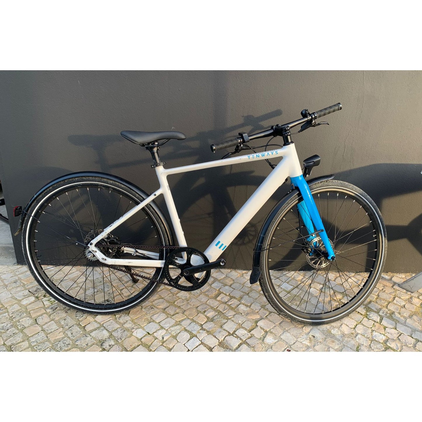 TENWAYS CGO600 Artic Blue | Urban e-Bike | 70 km | Usada de Serviço UNFUEL