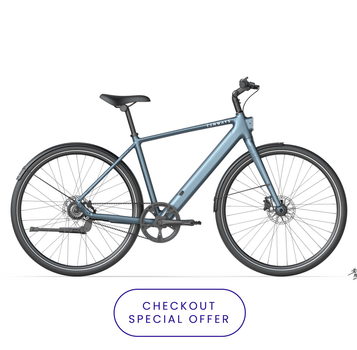 TENWAYS CGO600 PRO  | Urban e-Bike | 100 km