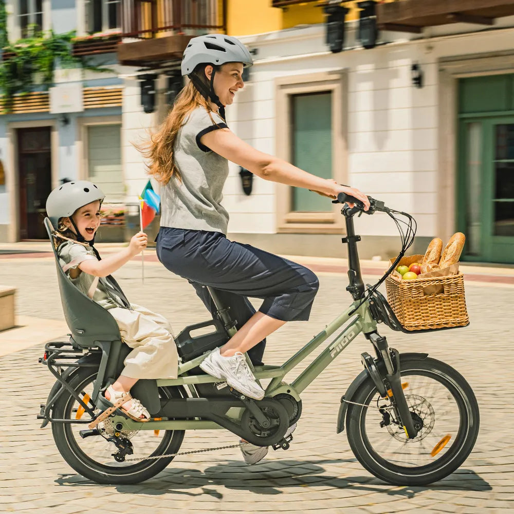 Fiido T3 – Bicicleta Elétrica Cargo Urbana e Familiar