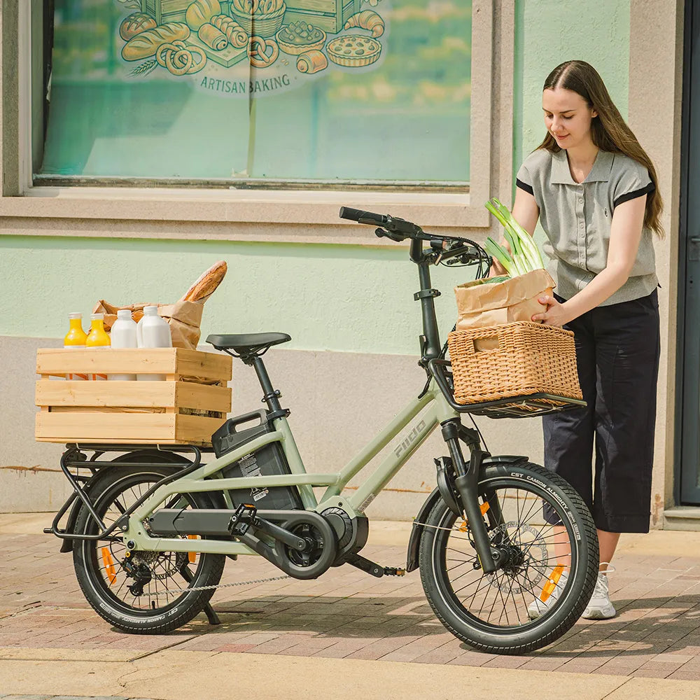 Fiido T3 – Bicicleta Elétrica Cargo Urbana e Familiar