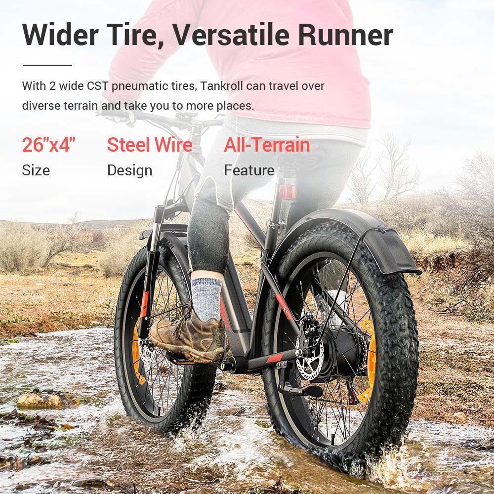 Eleglide Tankroll Fat Tire e-bike | 70 km