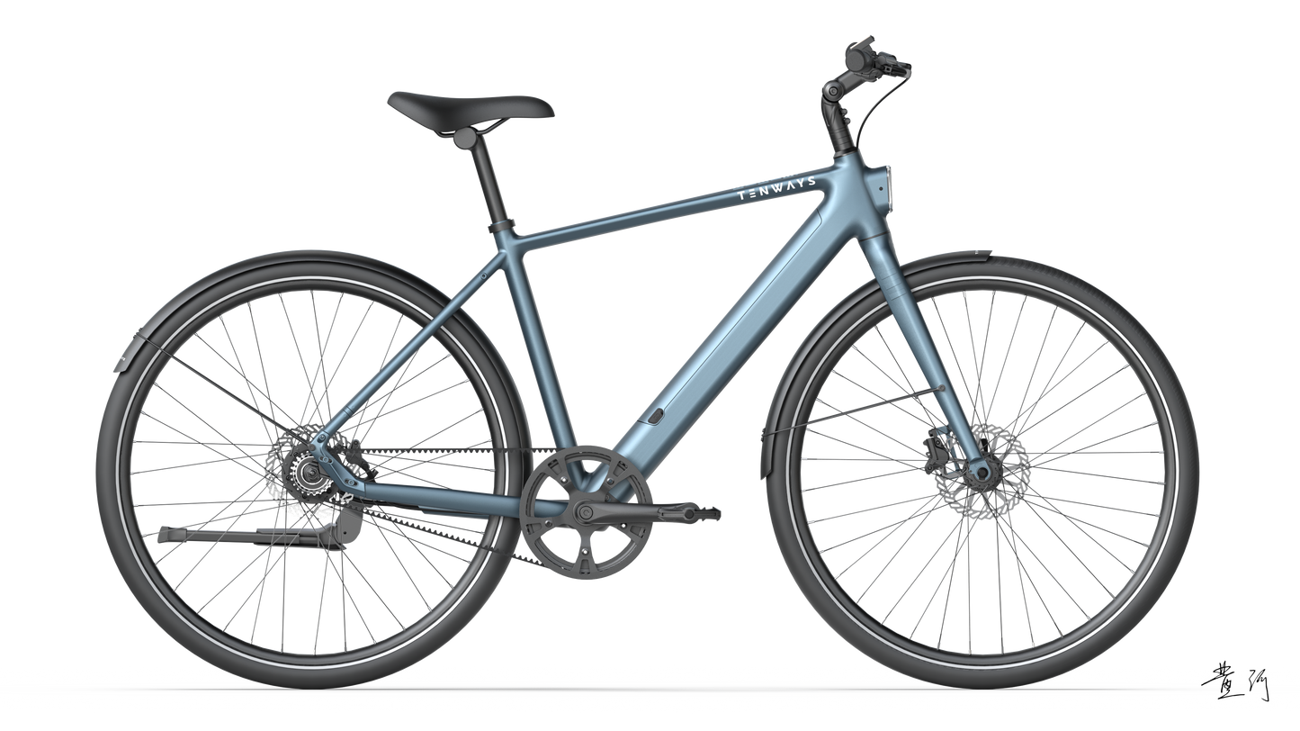 TENWAYS CGO600 PRO  | Urban e-Bike | 100 km