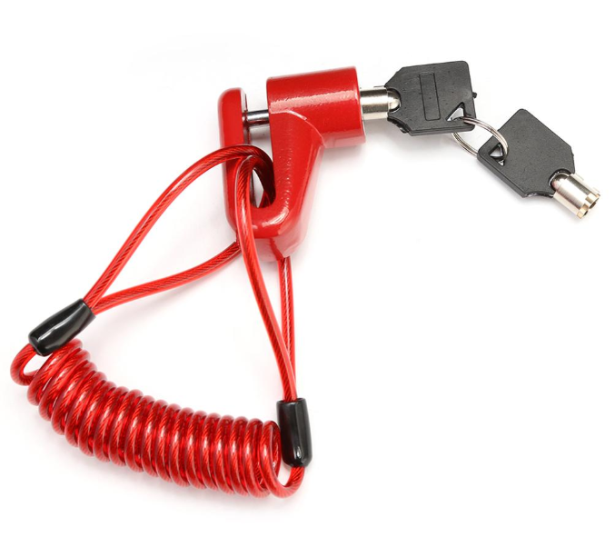 Electric Scooter Disc Brakes Lock with Steel Wire - Volta's Workshop