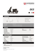Carregar imagem no visualizador da galeria, Horwin EK3 | Mota elétrica | 125cc equiv | 100 km
