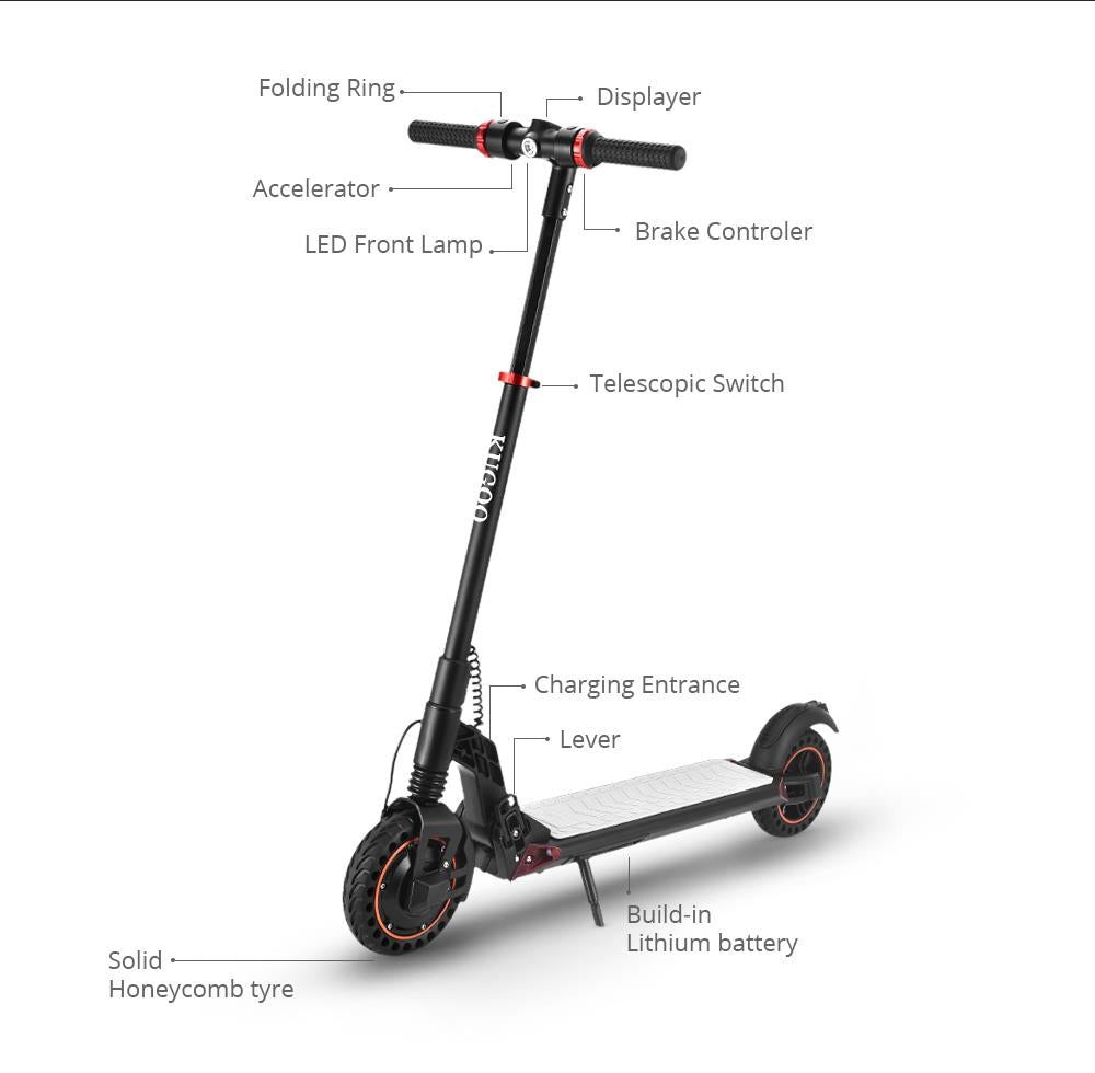 Trotinete elétrica 350W | KUGOO S1 Plus | UNFUEL Mobility